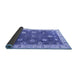 Sideview of Oriental Blue Traditional Rug, abs4310blu