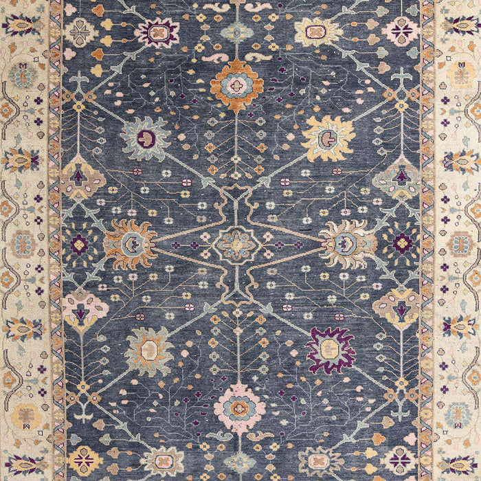 Machine Washable Abstract Carbon Gray Rug, wshabs4310