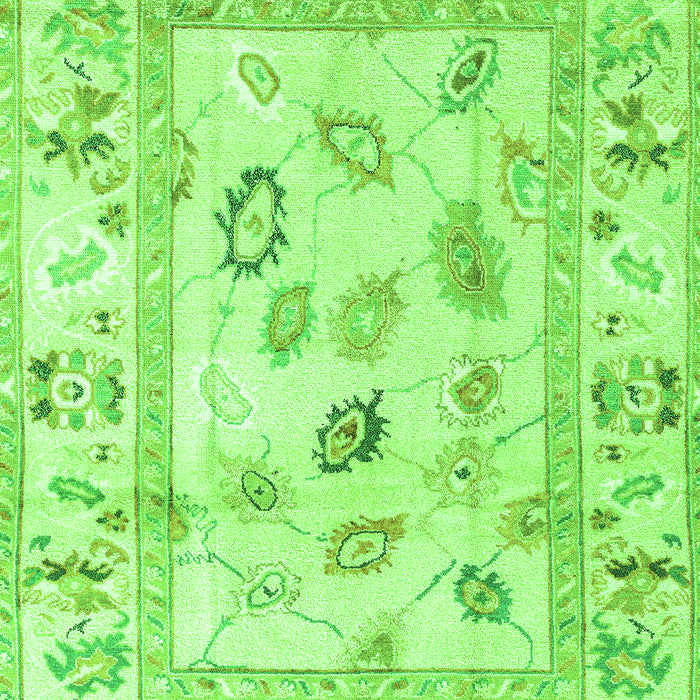 Oriental Green Traditional Rug, abs4311grn
