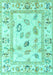 Oriental Turquoise Traditional Rug, abs4311turq