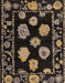 Machine Washable Abstract Dark Almond Brown Rug, wshabs4312