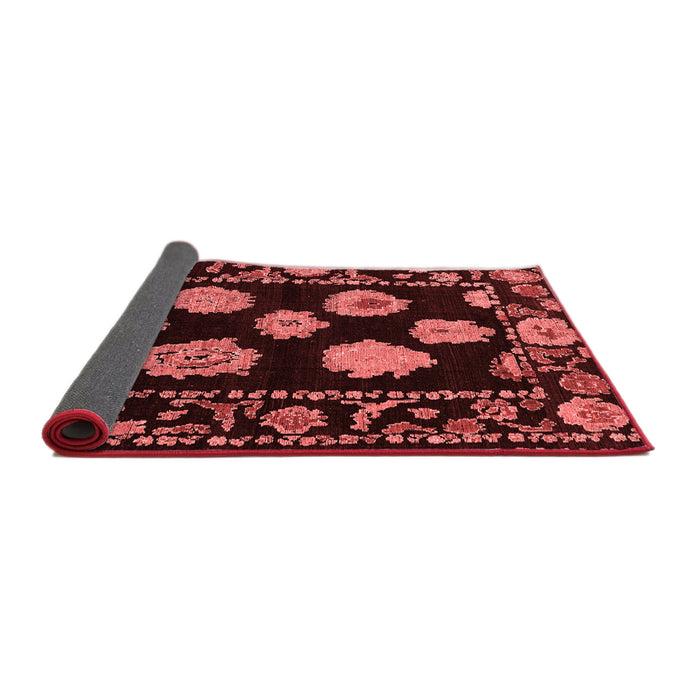 Abstract Red Modern Area Rugs