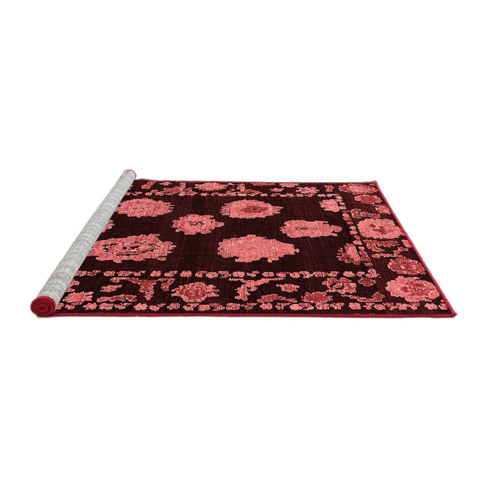 Modern Red Washable Rugs