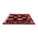 Modern Red Washable Rugs