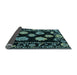 Sideview of Abstract Light Blue Modern Rug, abs4312lblu