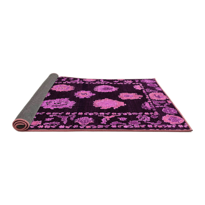 Sideview of Abstract Pink Modern Rug, abs4312pnk