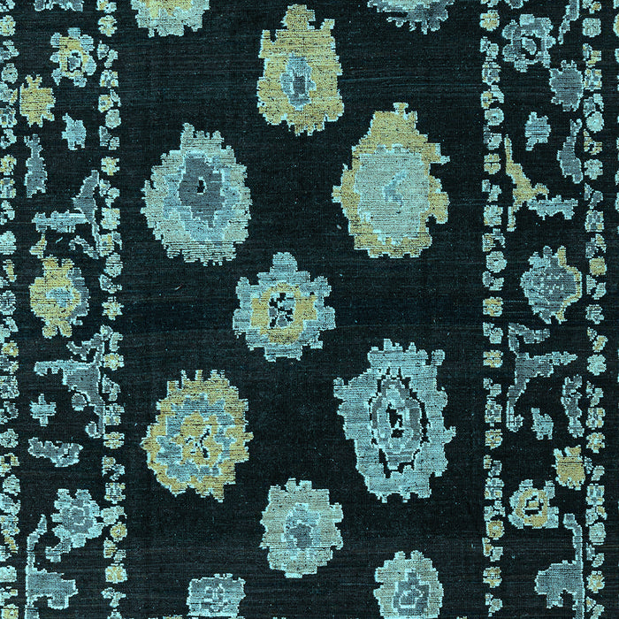 Abstract Light Blue Modern Rug, abs4312lblu