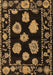 Abstract Brown Modern Rug, abs4312brn