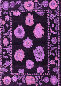 Abstract Purple Modern Rug, abs4312pur