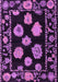 Machine Washable Abstract Purple Modern Area Rugs, wshabs4312pur