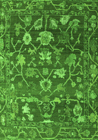 Abstract Green Modern Rug, abs4313grn