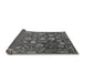 Sideview of Abstract Gray Modern Rug, abs4313gry