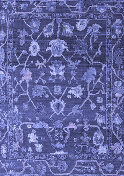 Abstract Blue Modern Rug, abs4313blu
