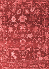 Abstract Red Modern Rug, abs4313red