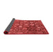 Abstract Red Modern Area Rugs