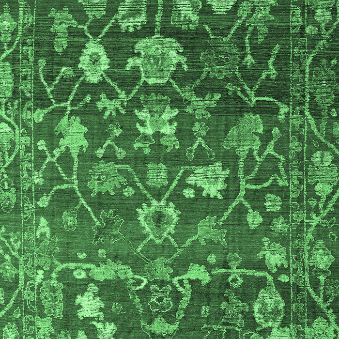Abstract Emerald Green Modern Rug, abs4313emgrn