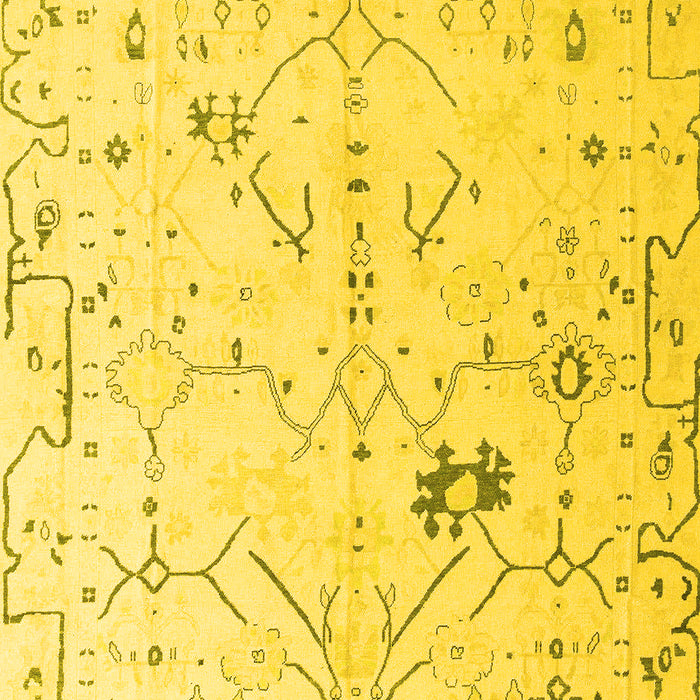 Solid Yellow Modern Rug, abs4314yw