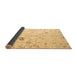 Sideview of Solid Brown Modern Rug, abs4314brn