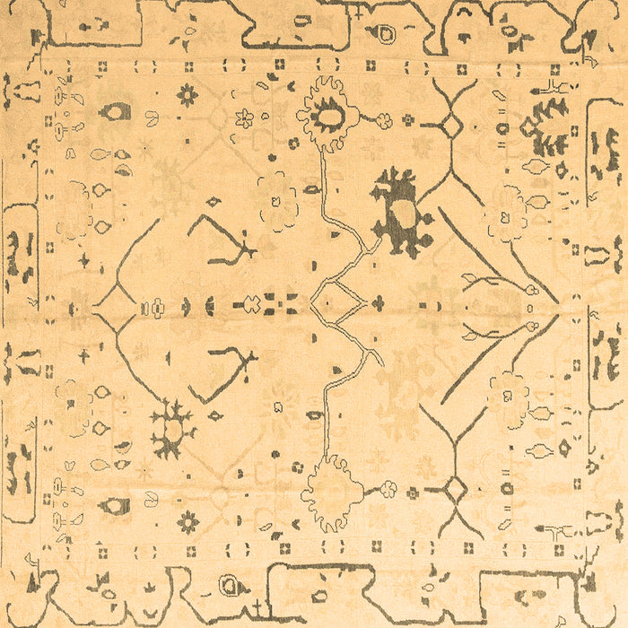 Square Machine Washable Solid Brown Modern Rug, wshabs4314brn