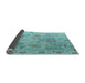 Sideview of Abstract Light Blue Modern Rug, abs4315lblu