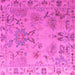 Square Abstract Pink Modern Rug, abs4315pnk