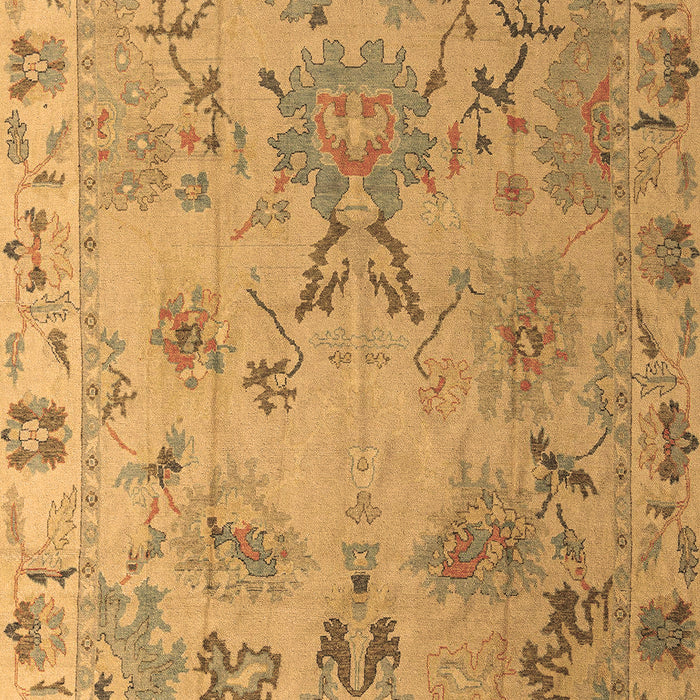 Machine Washable Abstract Brown Modern Rug, wshabs4315brn