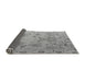 Sideview of Abstract Gray Modern Rug, abs4315gry