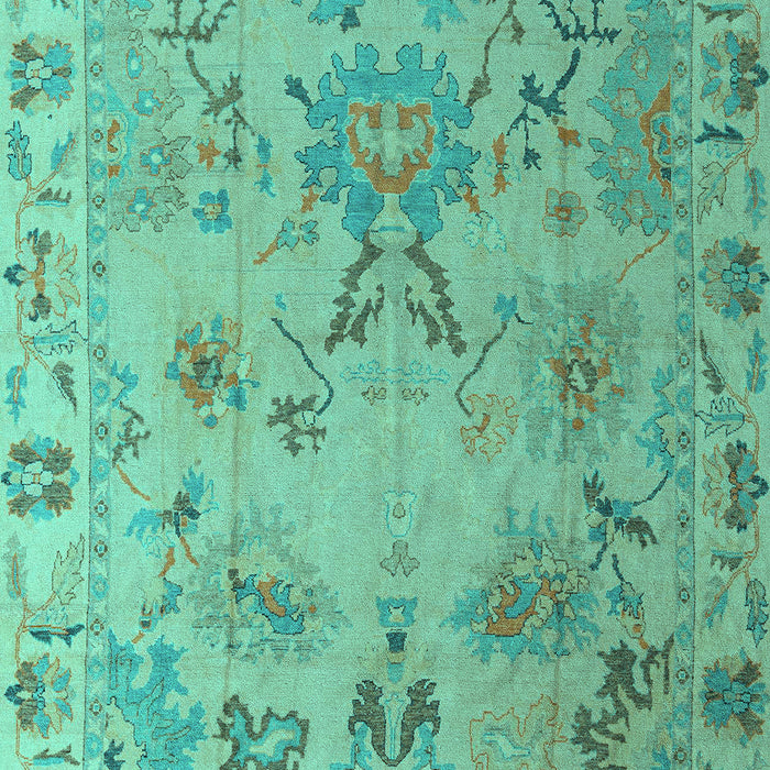 Abstract Turquoise Modern Rug, abs4315turq