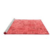 Modern Red Washable Rugs