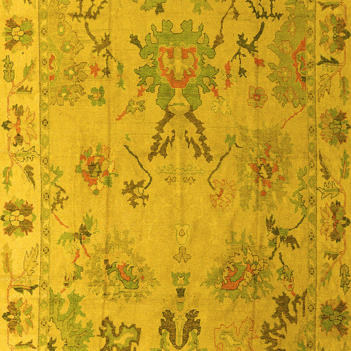 Abstract Yellow Modern Rug, abs4315yw