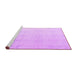 Sideview of Machine Washable Oriental Purple Traditional Area Rugs, wshabs4316pur