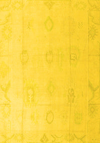 Oriental Yellow Traditional Rug, abs4316yw