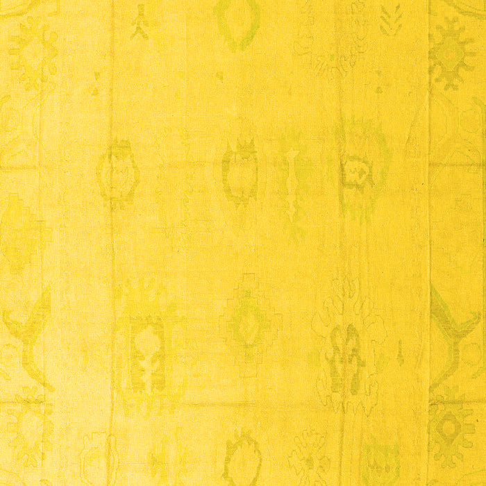 Oriental Yellow Traditional Rug, abs4316yw