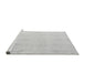 Sideview of Machine Washable Oriental Gray Traditional Rug, wshabs4316gry