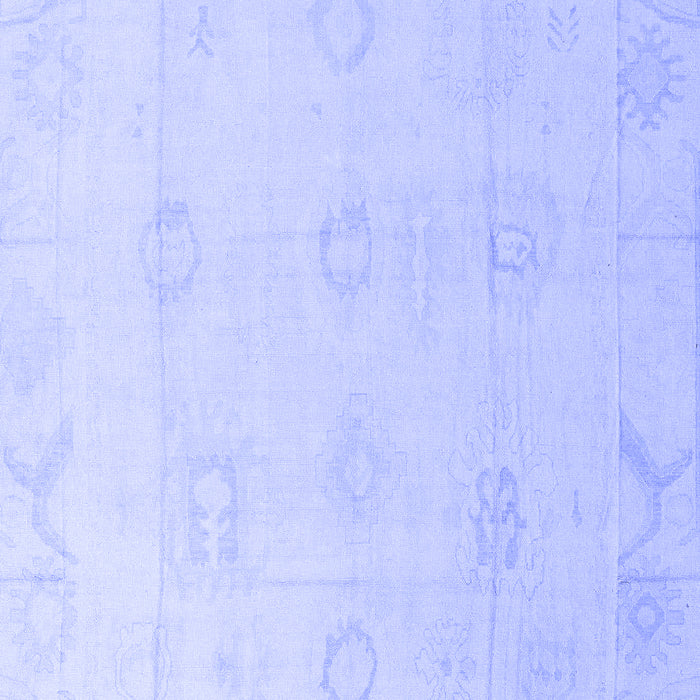 Machine Washable Oriental Blue Traditional Rug, wshabs4316blu