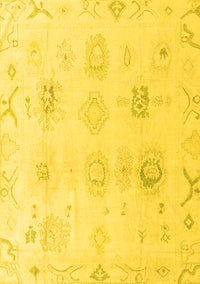 Oriental Yellow Traditional Rug, abs4317yw