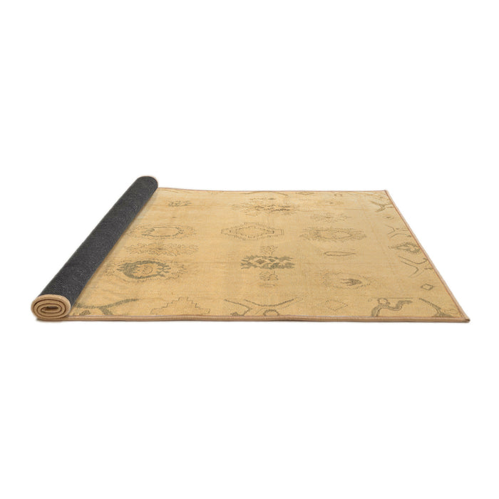 Sideview of Oriental Brown Traditional Rug, abs4317brn
