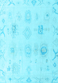 Oriental Light Blue Traditional Rug, abs4317lblu