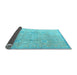 Sideview of Oriental Light Blue Traditional Rug, abs4318lblu