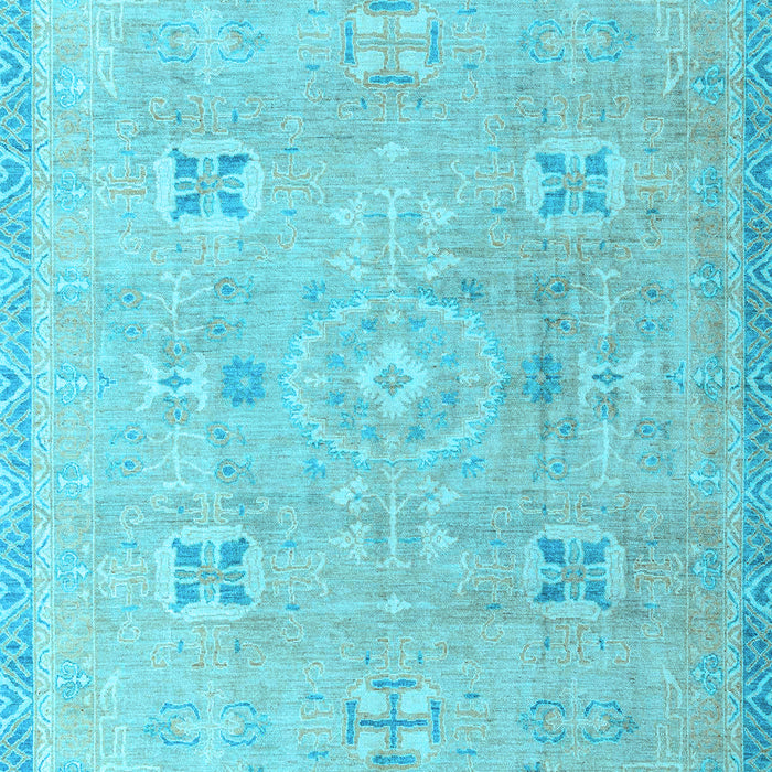Oriental Light Blue Traditional Rug, abs4318lblu