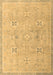 Machine Washable Oriental Brown Traditional Rug, wshabs4318brn