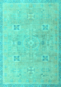 Oriental Turquoise Traditional Rug, abs4318turq