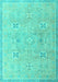 Oriental Turquoise Traditional Rug, abs4318turq