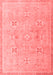 Oriental Red Traditional Area Rugs