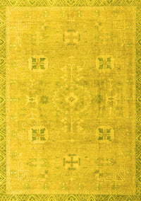 Oriental Yellow Traditional Rug, abs4318yw