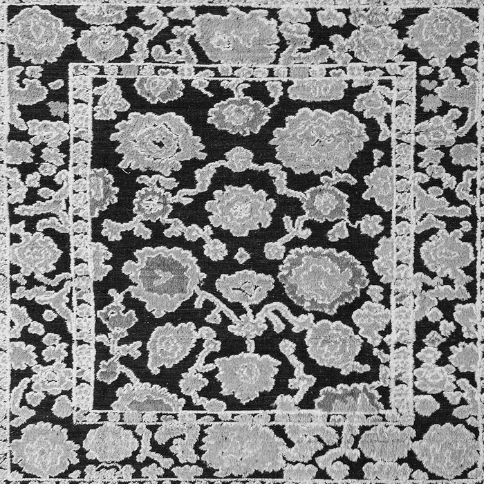 Square Machine Washable Abstract Gray Modern Rug, wshabs4319gry