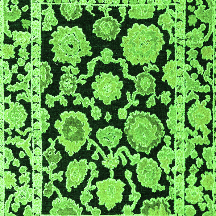 Machine Washable Abstract Green Modern Area Rugs, wshabs4319grn