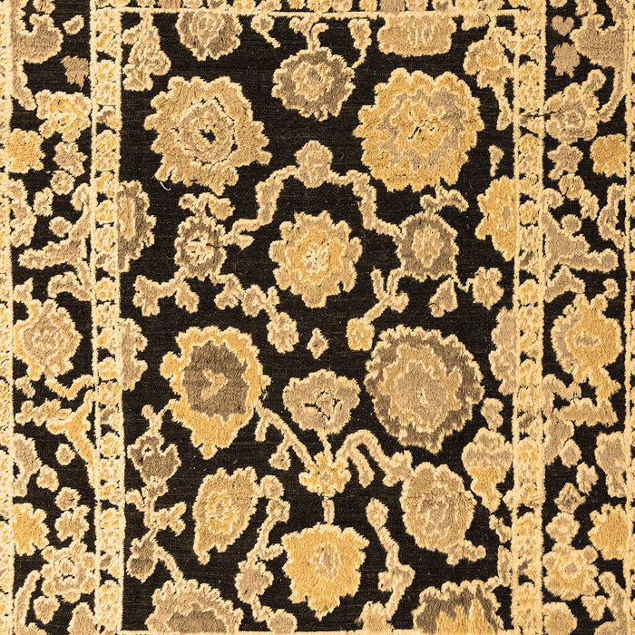 Abstract Brown Modern Rug, abs4319brn