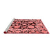 Modern Red Washable Rugs