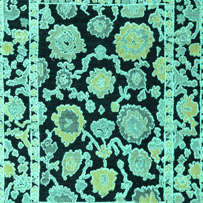 Abstract Turquoise Modern Rug, abs4319turq